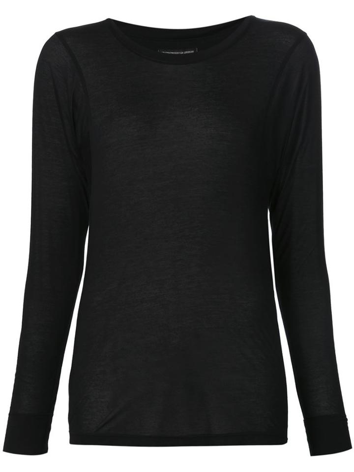 Alexandre Plokhov Long Sleeve T-shirt, Women's, Size: 40, Black, Modal