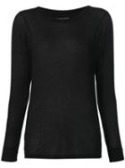Alexandre Plokhov Long Sleeve T-shirt, Women's, Size: 40, Black, Modal
