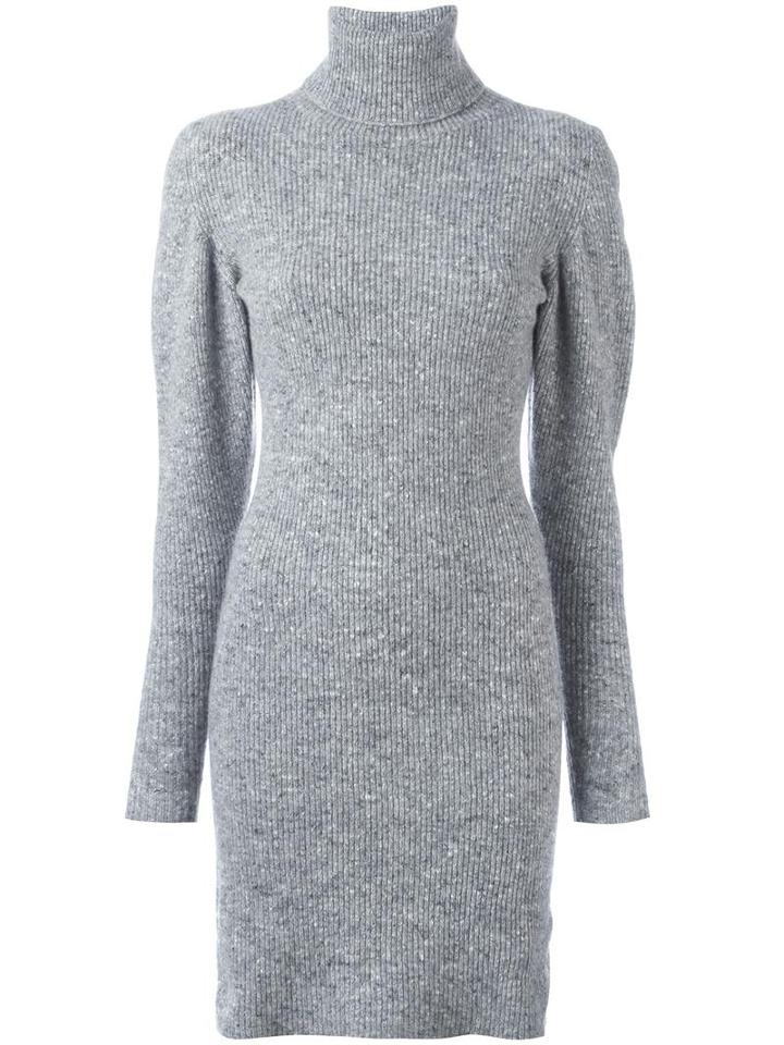 Lala Berlin 'dibina' Dress, Women's, Size: Small, Grey, Wool/cashmere/polyamide