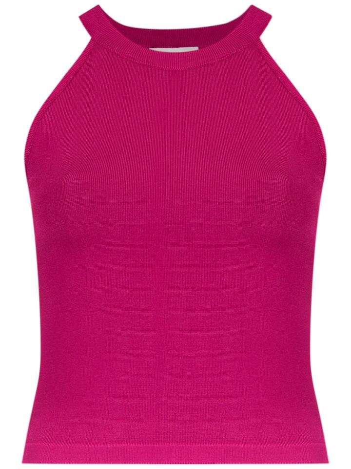 Egrey Knitted Blouse - Pink & Purple