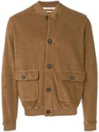 Massimo Alba Towel Bomber Jacket - Brown
