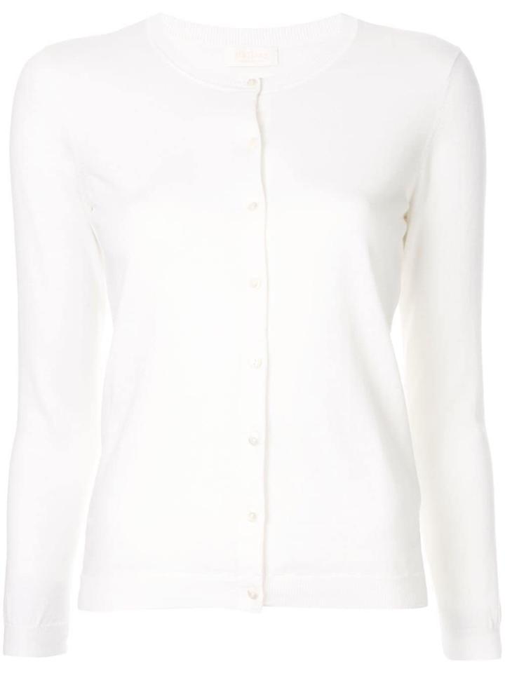 Ballsey Long Sleeve Cardigan - White