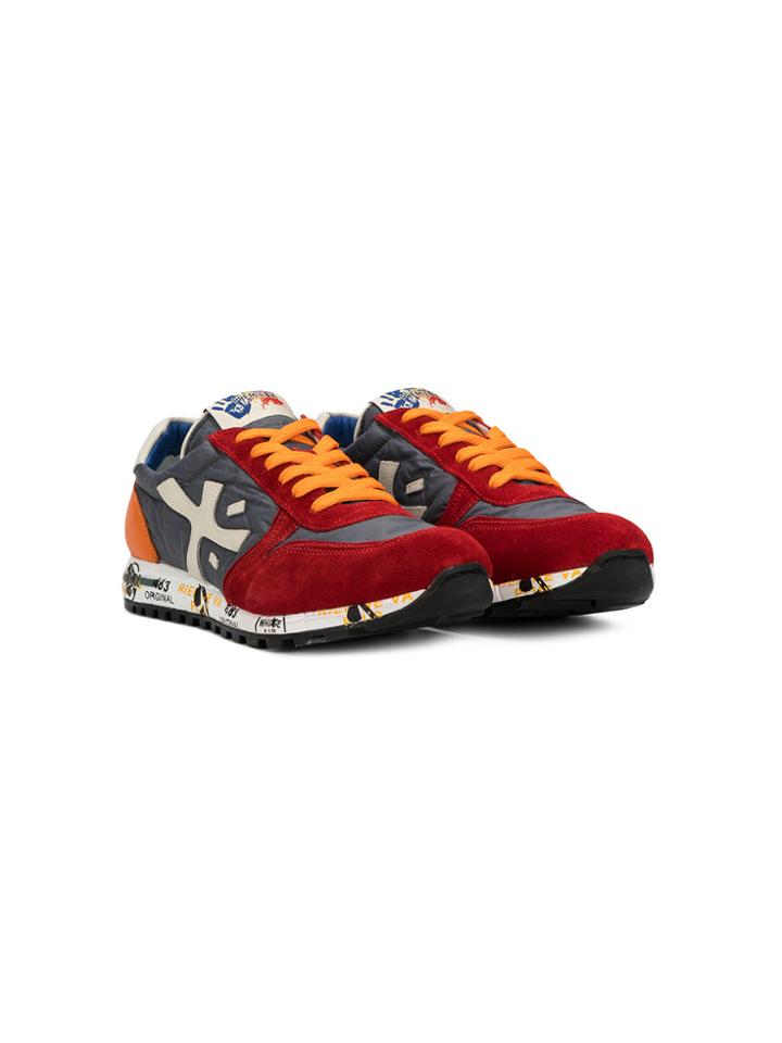 Premiata Kids Colour Block Sneakers - Multicolour