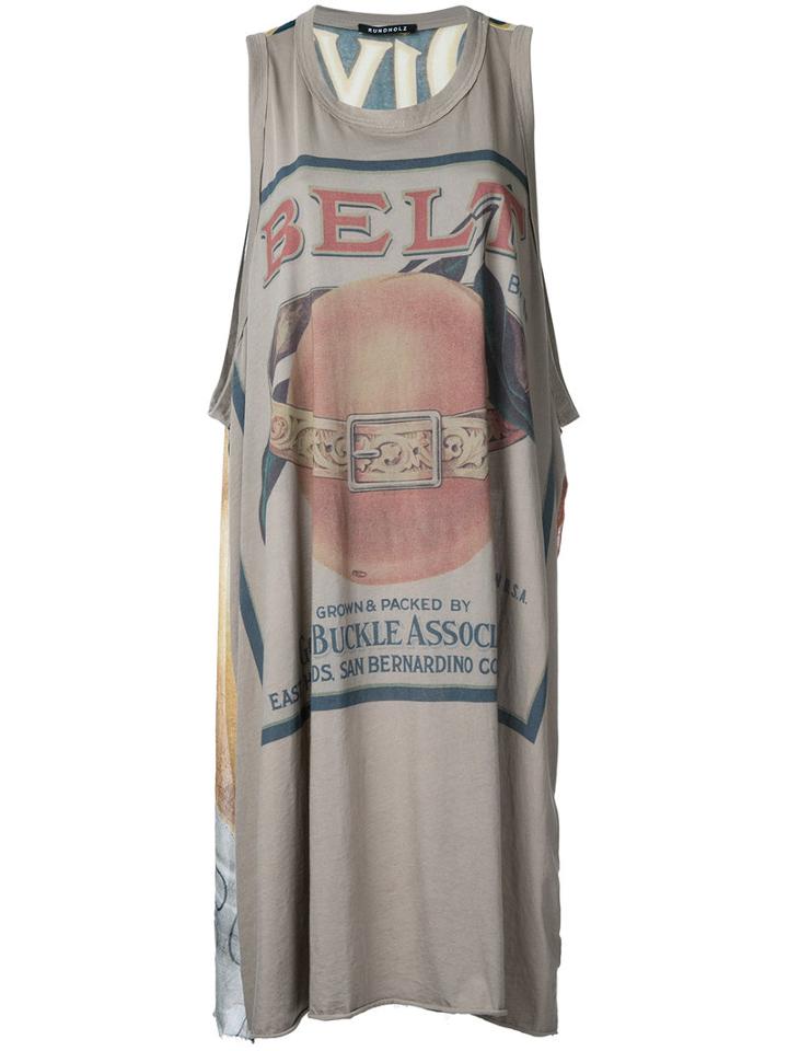 Rundholz - Printed Blouse - Women - Cotton - One Size, Grey, Cotton