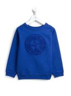 Stone Island Kids Raised Logo Sweatshirt
