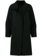 Masnada Oversized Coat - Black