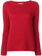 Max Mara Round Neck Sweater - Red