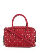 Valentino Valentino Garavani Small Bauletto Rockstud Bag - Red