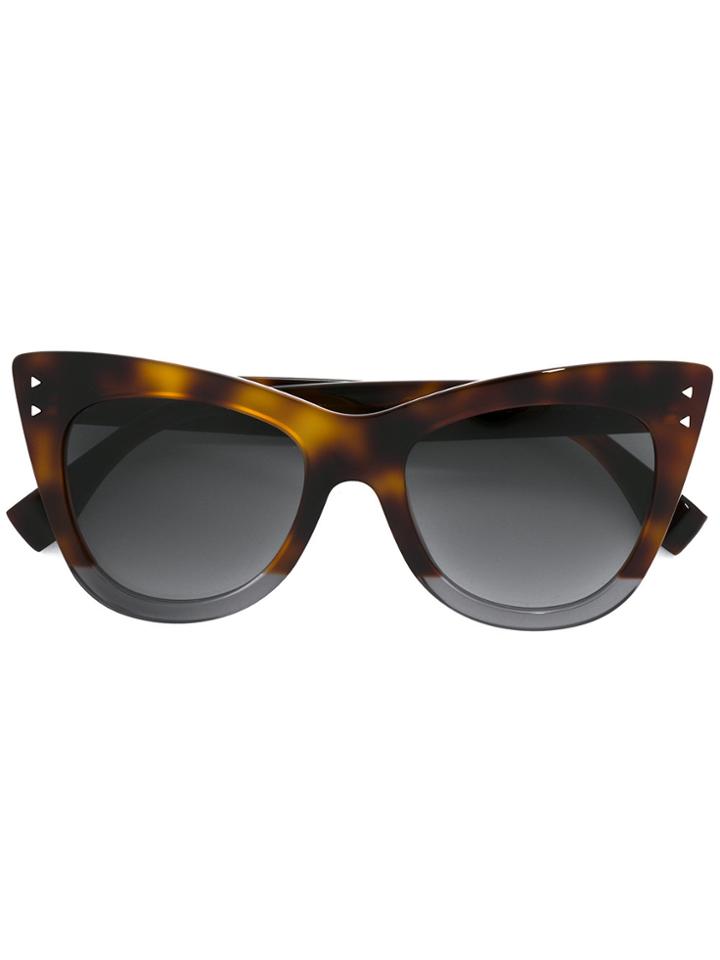 Fendi Eyewear Orchidea Sunglasses - Brown