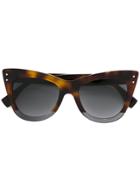 Fendi Eyewear Orchidea Sunglasses - Brown