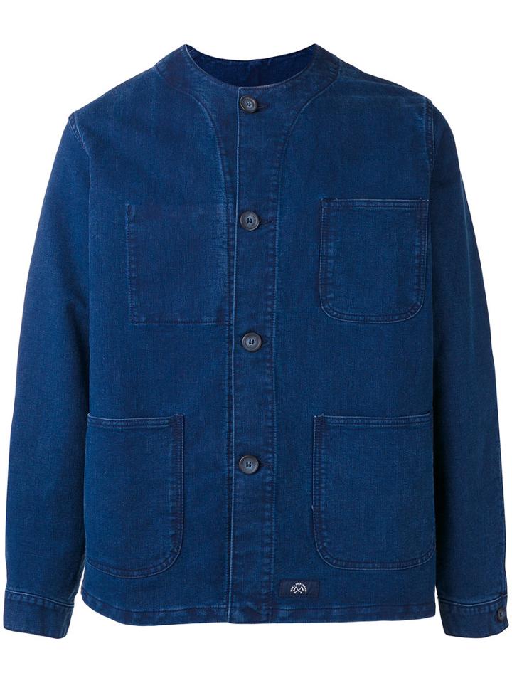 Bleu De Paname - Multi-pockets Shirt Jacket - Men - Cotton - L, Blue, Cotton