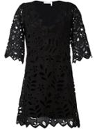 See By Chloé Cut-out Flower Dress