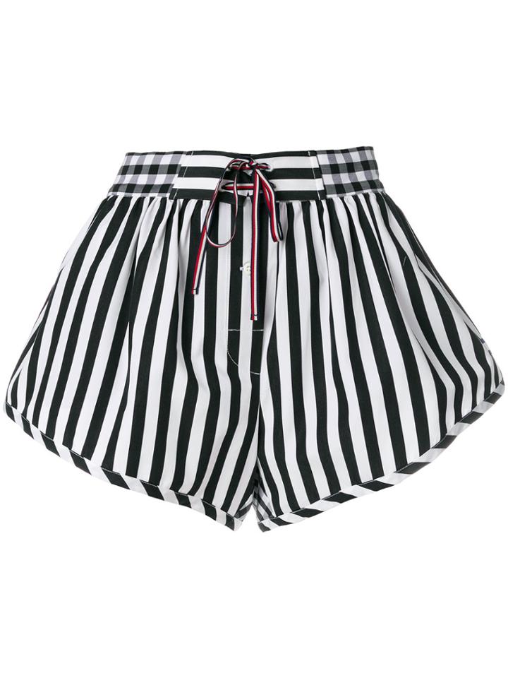 Hilfiger Collection Striped Shorts - Black