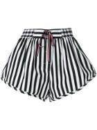 Hilfiger Collection Striped Shorts - Black