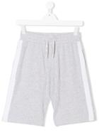 Dkny Kids Teen Logo Print Shorts - Grey