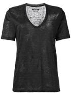 Isabel Marant Maree T-shirt, Women's, Size: Medium, Grey, Linen/flax