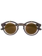 Mykita Round Lens Sunglasses - Brown