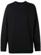 Raf Simons Rear Print Sweatshirt - Black
