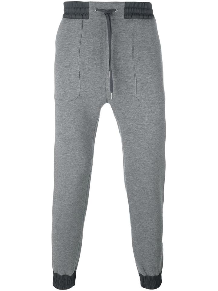 Helmut Lang Classic Joggers, Men's, Size: Medium, Grey, Cotton/nylon/modal/polyamide