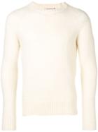 Ami Alexandre Mattiussi Crewneck Raglan Sleeves Sweater - White