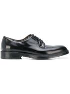 Green George Classic Derby Shoes - Black
