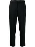 Ermanno Scervino Cropped Tuxedo Trousers - Black