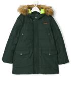 Aston Martin Kids Hooded Padded Coat - Green