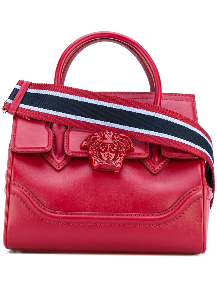 Versace - Medium Palazzo Empire Tote Bag - Women - Calf Leather - One Size, Red, Calf Leather