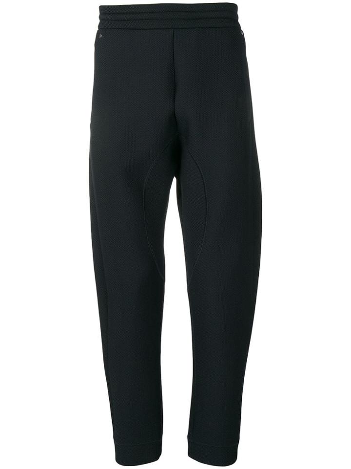 Giorgio Armani Mesh Track Pants - Blue