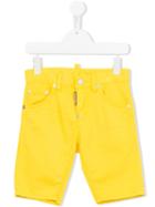 Dsquared2 Kids Denim Shorts, Boy's, Size: 8 Yrs, Yellow/orange