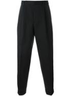 Paul Smith Front Pleat Trousers, Men's, Size: 34/34, Black, Cotton/linen/flax/cupro