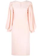 Osman Amaddy Dress, Women's, Size: 8, Pink/purple, Acetate/cupro/viscose/spandex/elastane