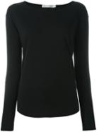 Rag & Bone /jean Boat Neck Sweater, Women's, Size: Small, Black, Cotton