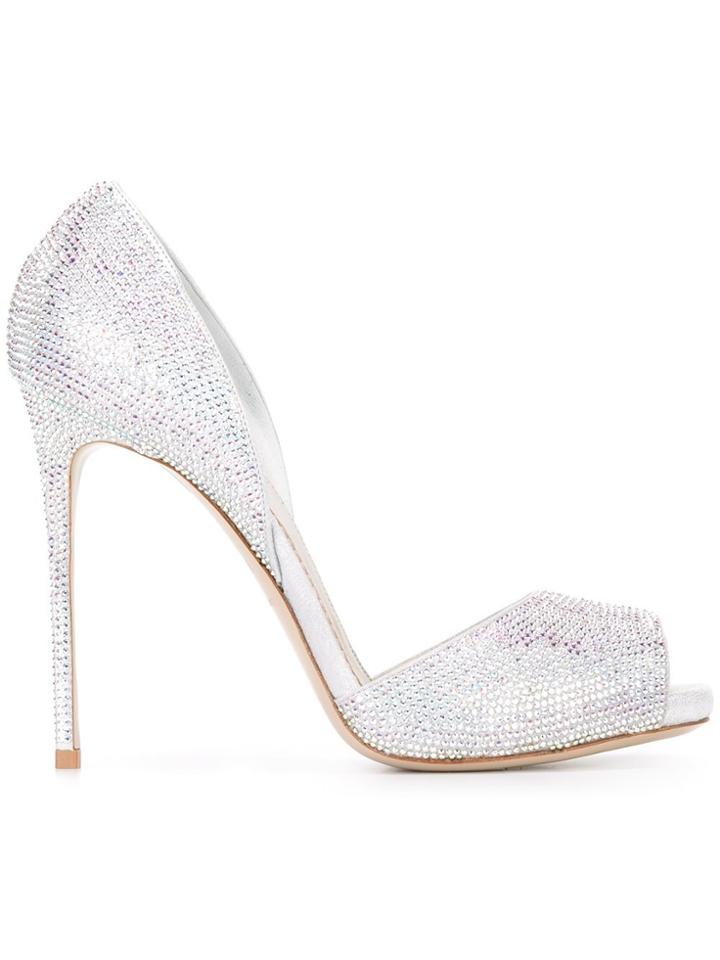 Le Silla Stiletto Sandals - Grey