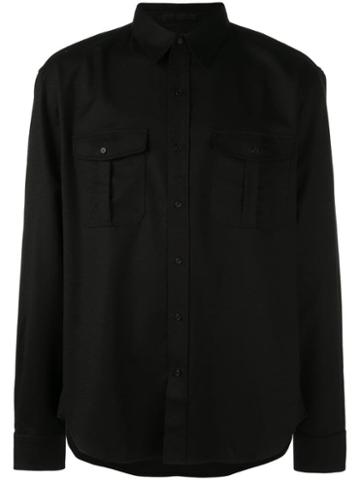 Wardrobe. Nyc Flannel Shirt - Black