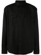Wardrobe. Nyc Flannel Shirt - Black