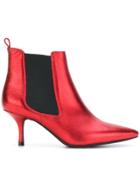 Anine Bing Stevie Ankle Boots - Red