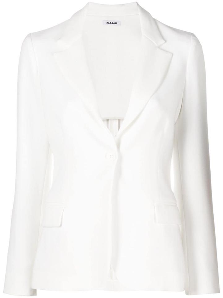 P.a.r.o.s.h. Fitted Blazer - White