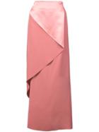 Dion Lee Bias Fold Skirt - Pink