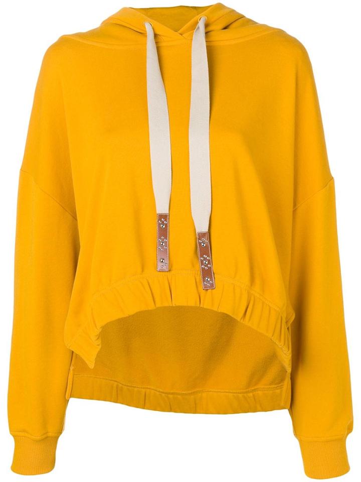 Dorothee Schumacher Elasticated Waist Hoodie - Yellow