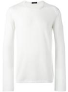 Roberto Collina Crew Neck Sweater, Men's, Size: 48, Nude/neutrals, Cashmere