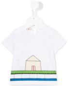 Marni Kids - House Print T-shirt - Kids - Cotton - 9 Mth, White