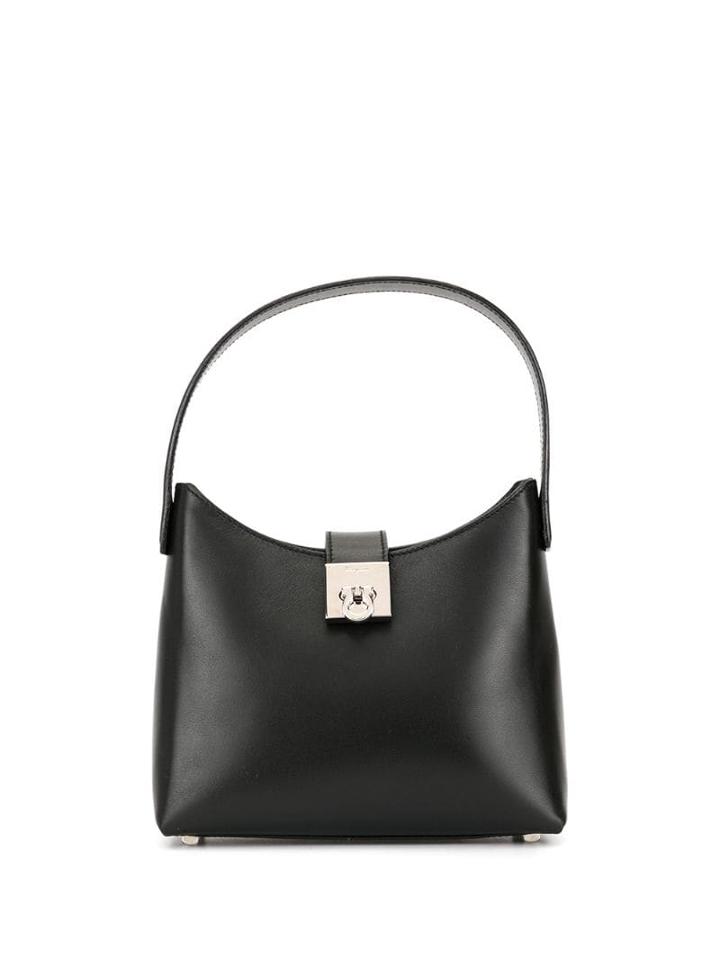 Salvatore Ferragamo Pre-owned Mini Gancini Tote - Black