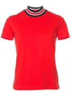 Harmony Paris Tiphaine Striped Neck T-shirt - Red