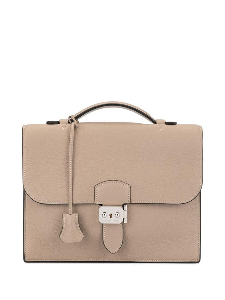 Hermès Pre-owned Sac A Depeche 27 Business Hand Bag Taurillon Clamence