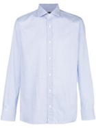 Z Zegna Geometric Print Button-down Shirt - White
