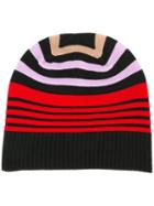 Sonia Rykiel Striped Colour Block Beanie, Women's, Wool