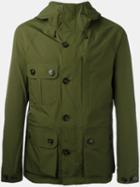 Woolrich Cargo Jacket, Men's, Size: Medium, Green, Polyester/polyamide