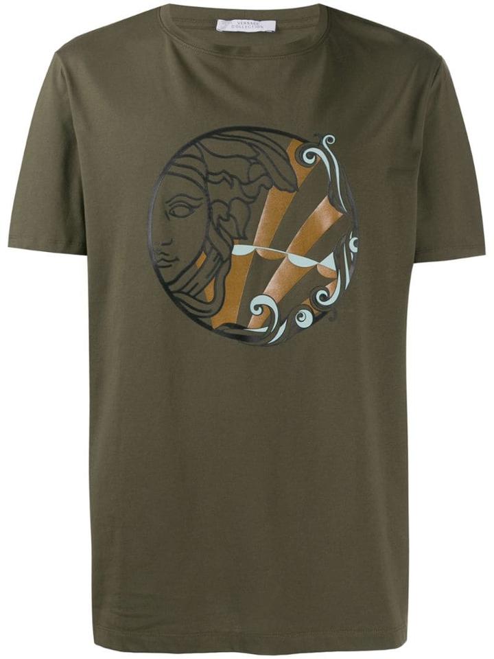 Versace Collection Graphic T-shirt - Green