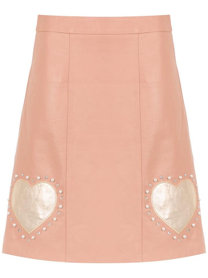 Andrea Bogosian Flared Skirt - Nude & Neutrals